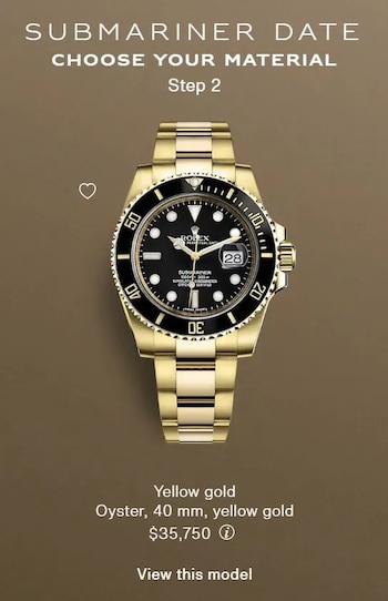 El Rolex tendría un valor