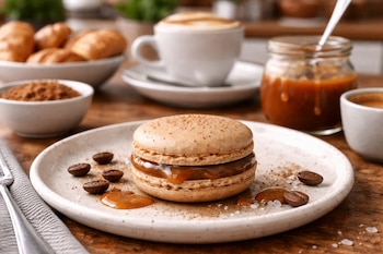 La variante de café y caramelo salado propone un contraste irresistible, ideal para quienes prefieren sabores intensos y adultos (Imagen Ilustrativa Infobae)