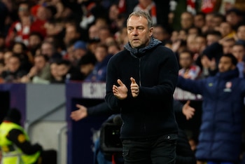 El entrenador del Barcelona Hans