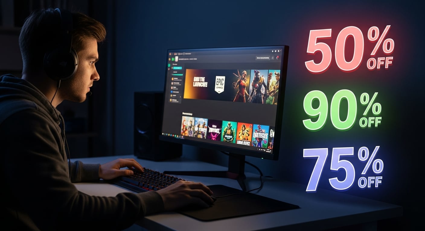 La promoción incluye tanto títulos AAA como juegos independientes destacados. (Imagen Ilustrativa Infobae)