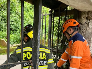 La falta de barandas y