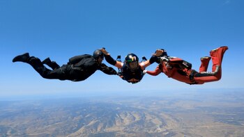 El vuelo en traje de