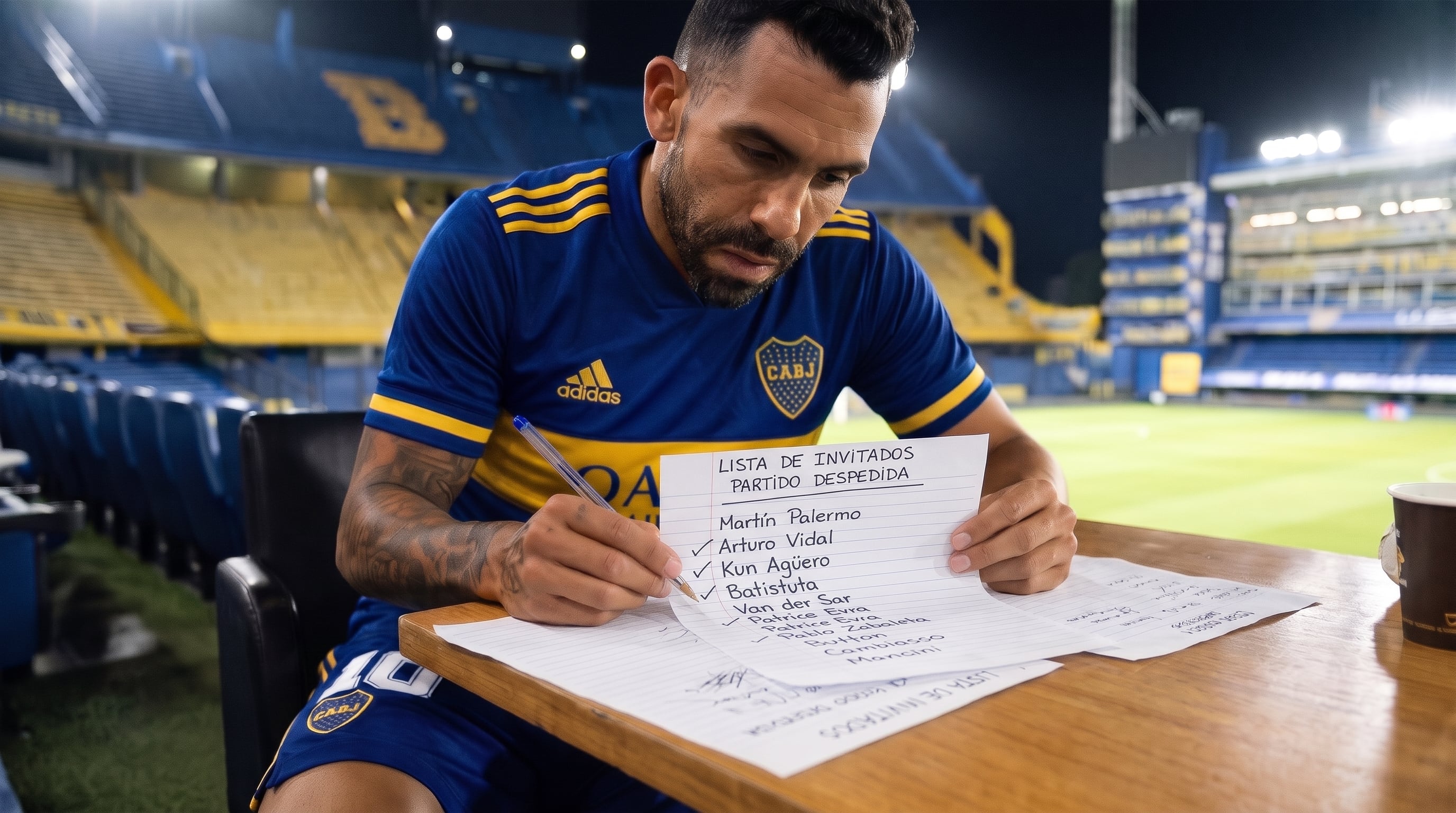 Tevez ya tiene varios nombre confirmados para su partido despedida (Imagen Ilustrativa de Infobae)