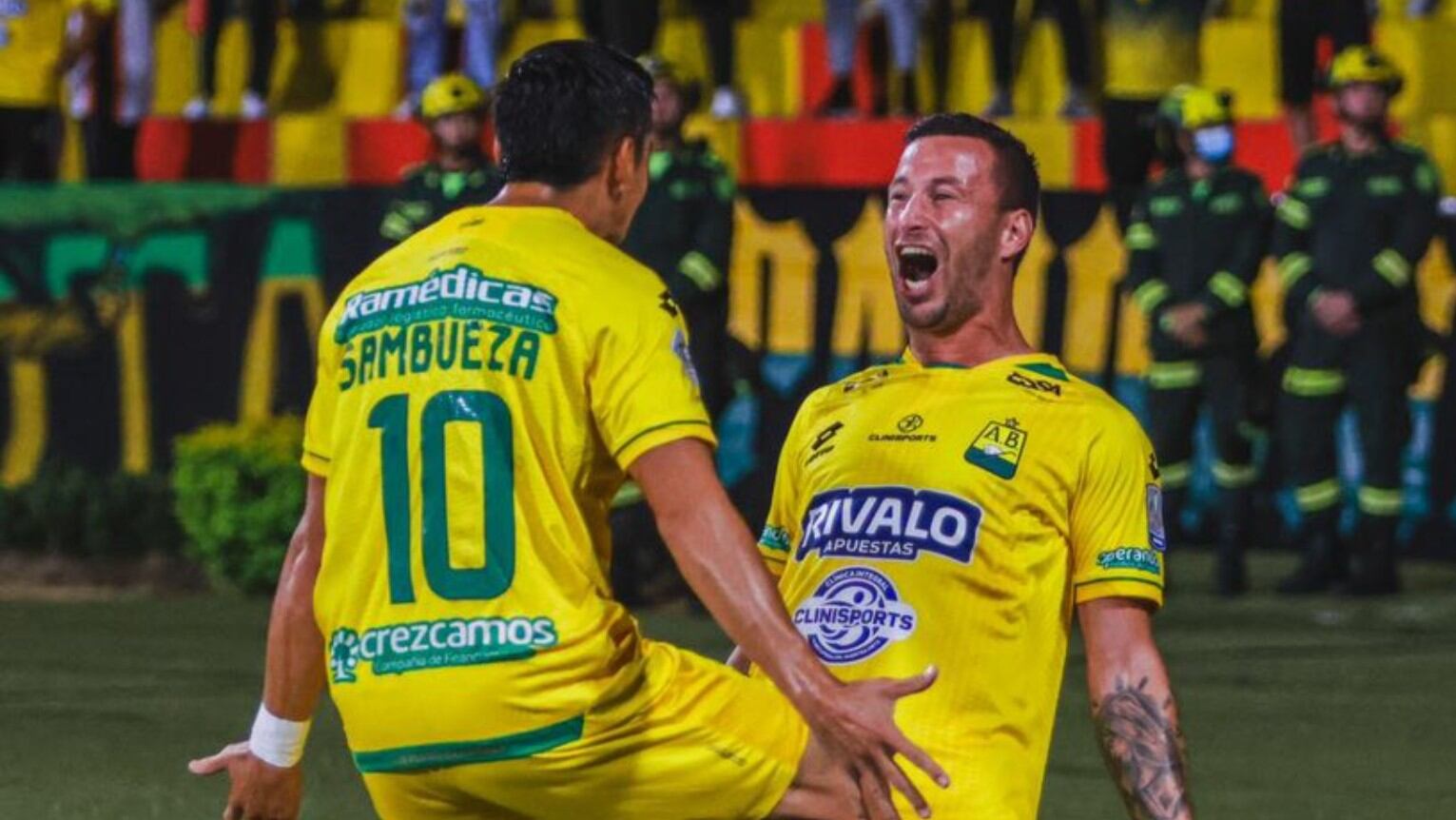 Bucaramanga superó a Santa Fe por 1-0 en los cuadrangulares de la Liga BetPlay, gracias al gol de Luciano Pons - crédito Atlético Bucaramanga
