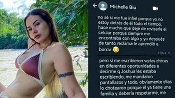 Michelle Biu se comunicó con el programa de Magaly Medina.