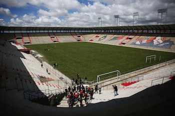 El estadio de El Alto, Bolivia (EFE/Luis Gandarillas)