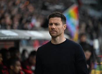El entrenador español Xabi Alonso