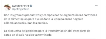 Gustavo Petro, presidente de Colombia,