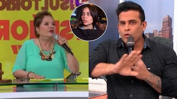 Christian Domínguez cuestiona la denuncia contra Andrea San Martín y recibe una fuerte réplica de Rosario Sasieta: “No se corrige pegando”