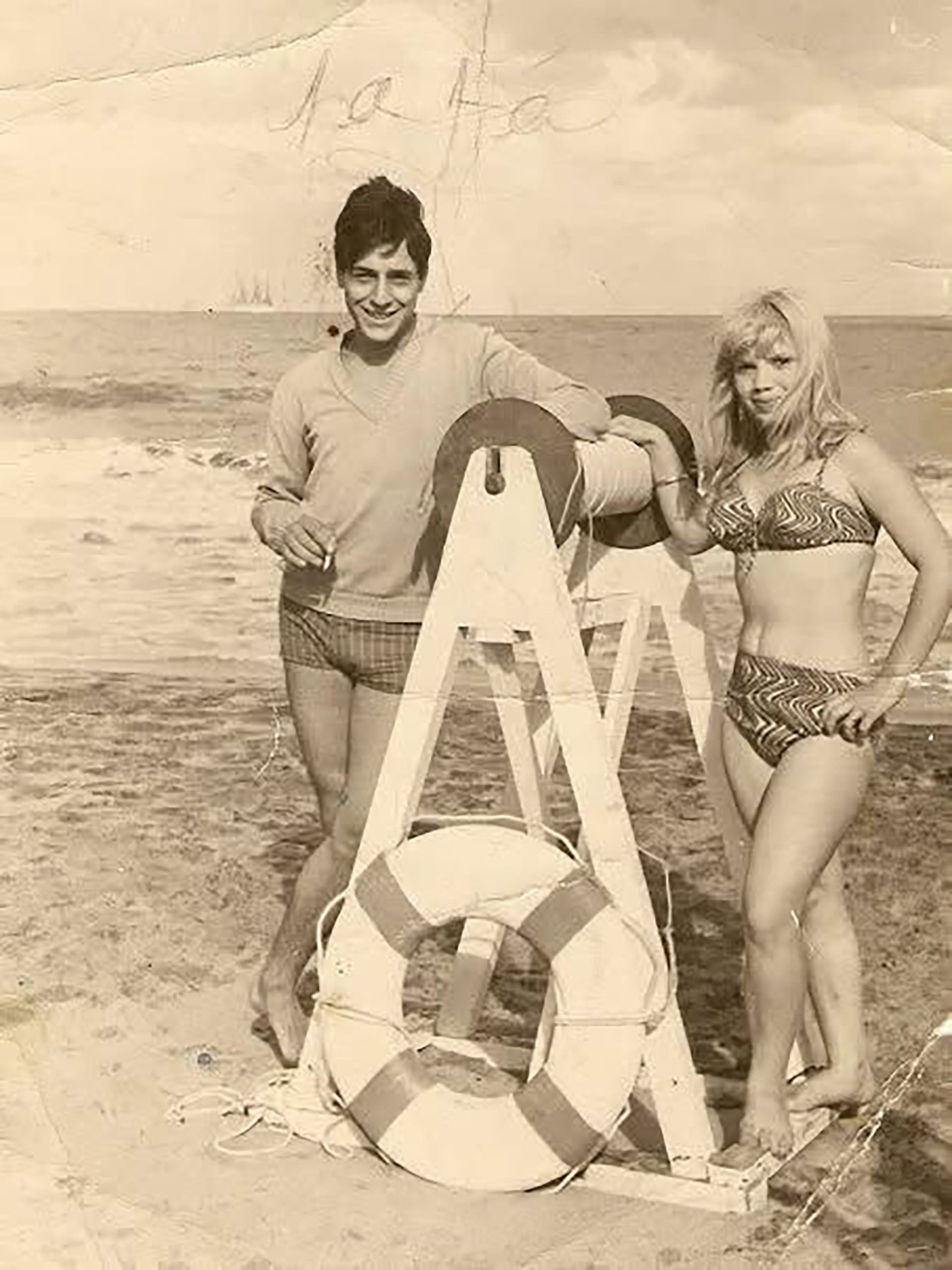 Los padres de Natalia Ragonati en la costa atlántica