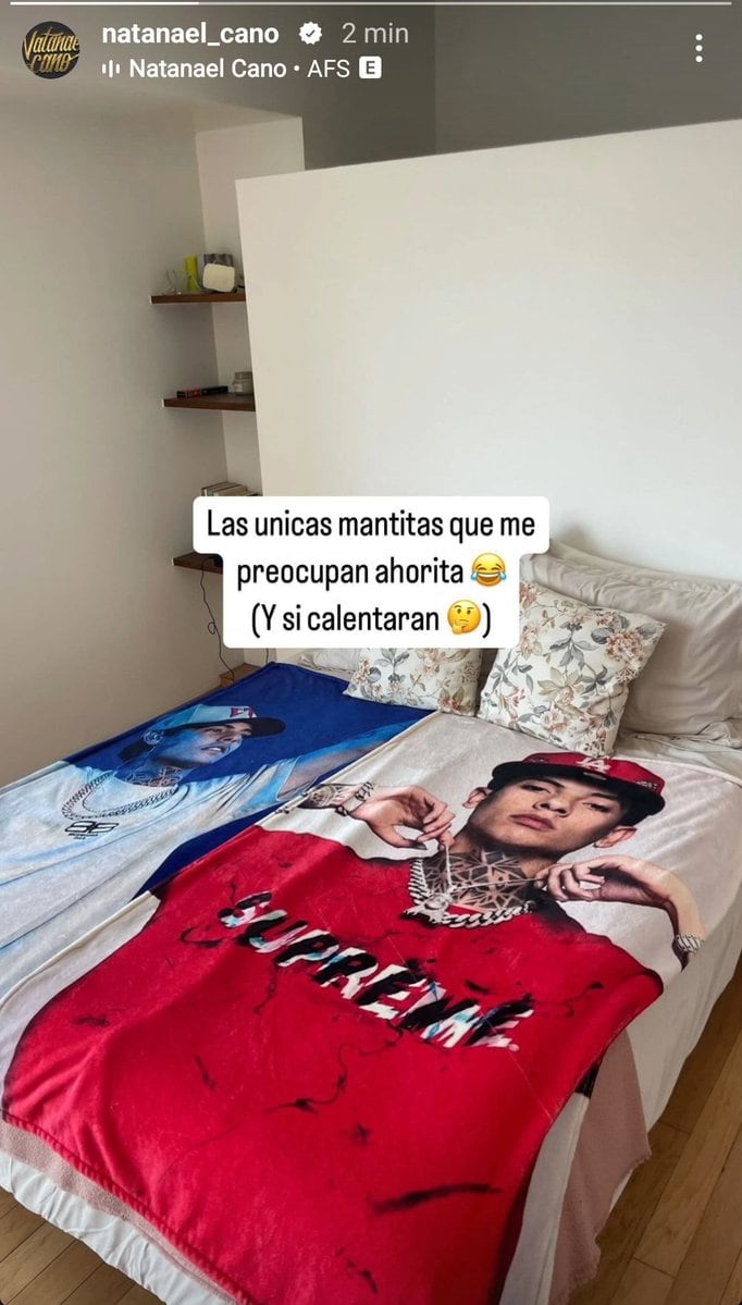 La respuesta de Natanael Cano a las amenazas que recibió. (Instagram: @natanael_cano/ Captura de pantalla)