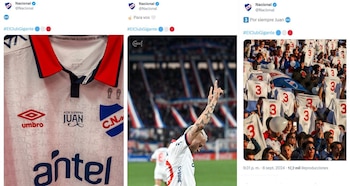 nacional recordó a juan izquierdo