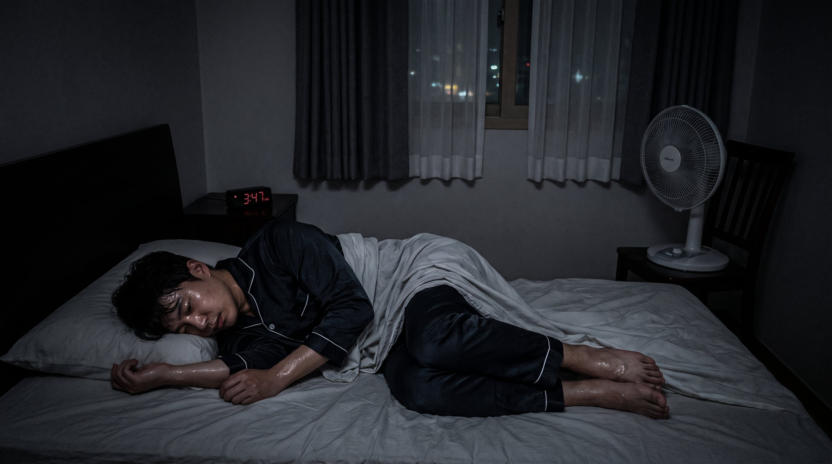El calor en el dormitorio puede retrasar el sueño, favorecer despertares nocturnos y reducir el sueño REM y el sueño profundo (Imagen Ilustrativa Infobae)