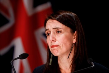 La primera ministra, Jacinda Ardern,