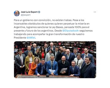 "Para un Gobierno con convicción,