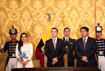 Daniel Noboa, presidente de Ecuador,