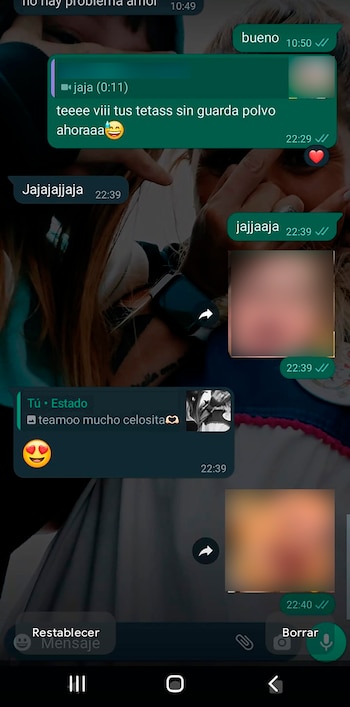 Uno de los chats entre