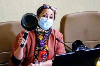 La diputada Alejandra Sepúlveda