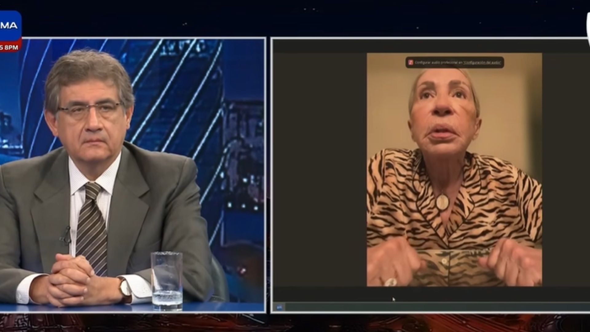 El mensaje fue dirigido a Toledo a través de Juan Sheput, invitado en el set del programa. Captura: Panamericana TV.