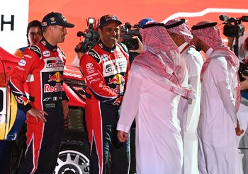 Nasser Al-Attiyah es firme candidato el triunfo (REUTERS/Waleed Ali)