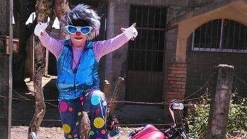 Imagen del payaso 'Soldadín' compartida