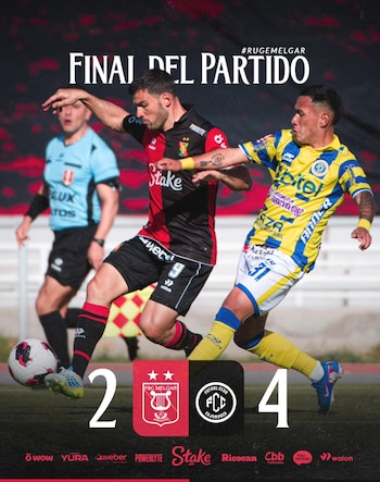 Melgar cayó en casa por 4-2 ante FC Cajamarca.