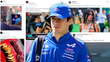 Los mejores memes de la histórica actuación de Colapinto en el GP de Canadá de F1: el efecto Maia Reficco