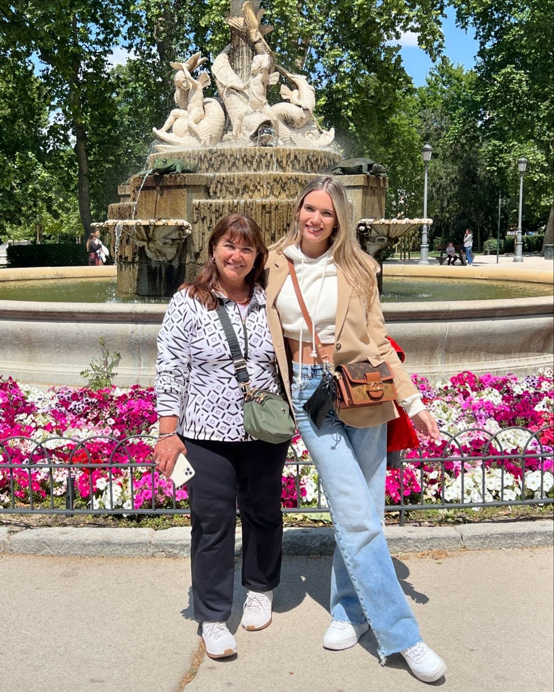 La mamá de Eva murió mientras estaban de viaje con toda la familia (Instagram)