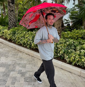 Sebastián de paseo por Miami