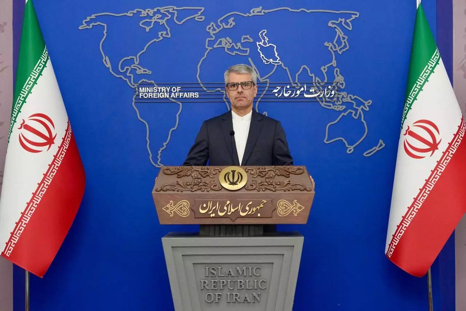 El portavoz del Ministerio de Asuntos Exteriores del régimen de Irán, Esmaeil Baqaei (EP)