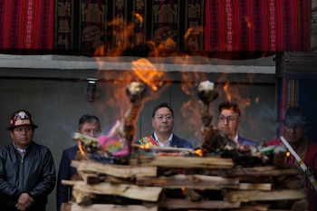 El presidente de Bolivia, Luis