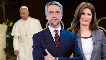 Lara Síscar y Carlos Franganillo se convierten en los ‘presentadores’ del Papa León XIV en Madrid junto a Antonio Banderas y Rozalén