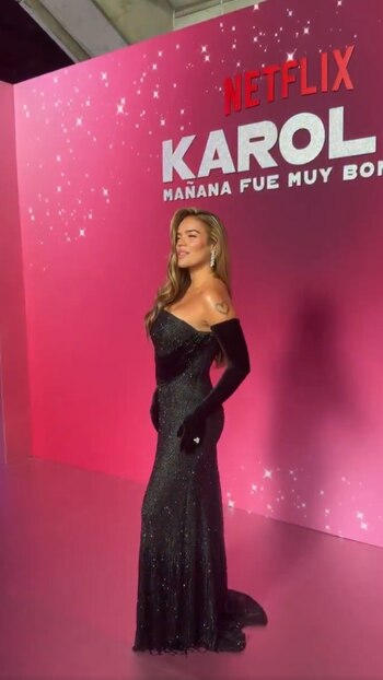 La cantante deslumbró con la