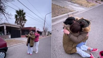 La mujer terminó desplomada enm