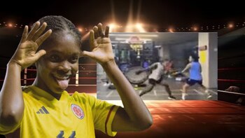 La delantera colombiana Linda Caicedo