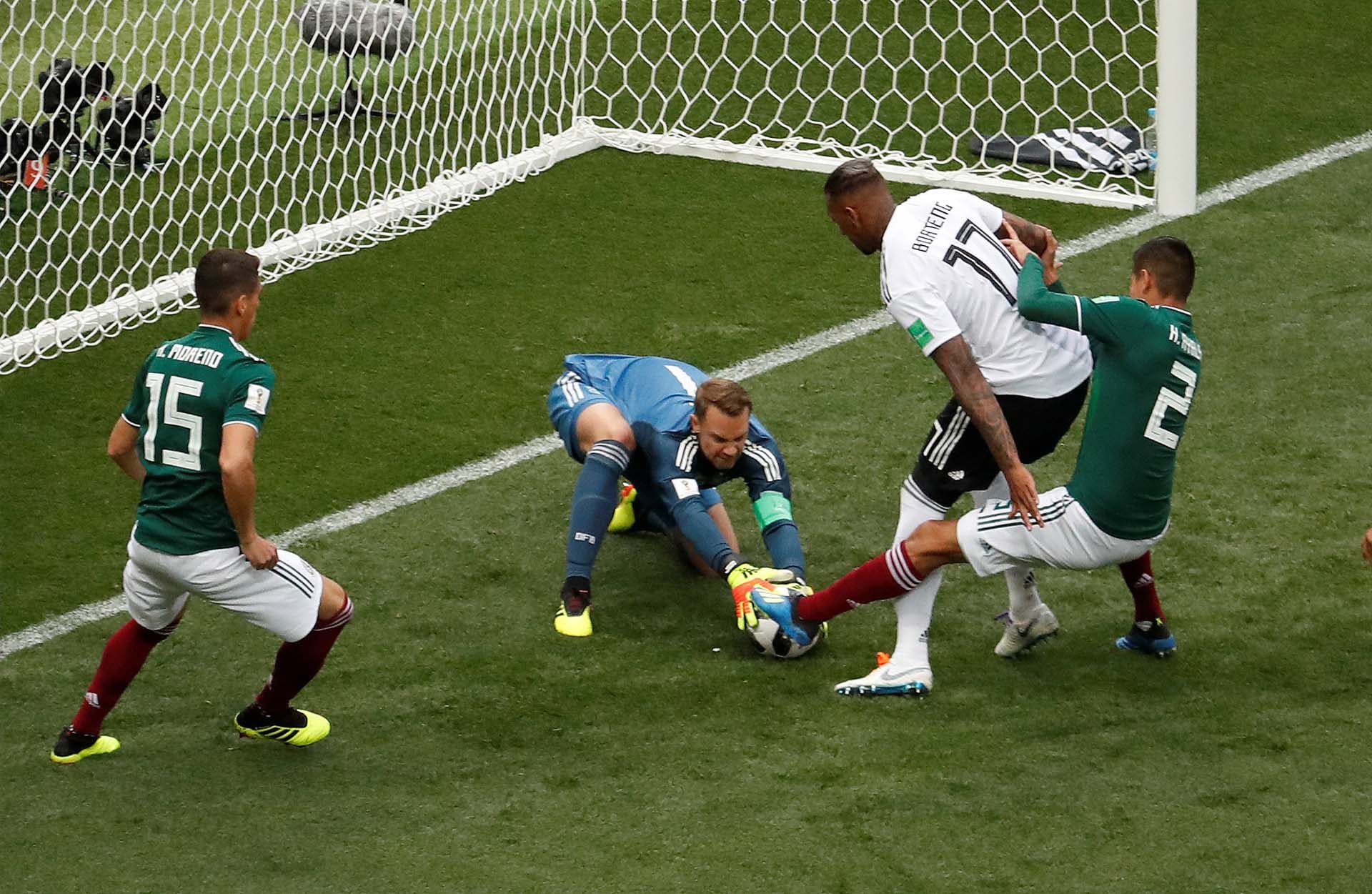 Soccer Football - World Cup - Group F - Germany vs Mexico - Luzhniki Stadium, Moscow, Russia - June 17, 2018 Mexico