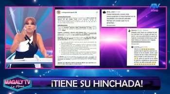 Magaly Medina comenta las reacciones en redes tras publicación de Cuto Guadalupe. Captura: Magaly TV La Firme.