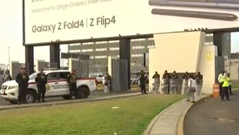 PNP resguarda aeropuerto Internacional Jorge