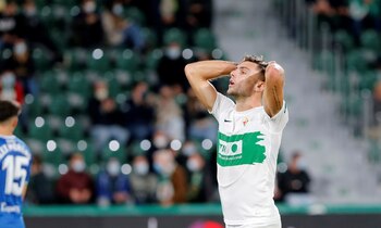 El delantero argentino del Elche