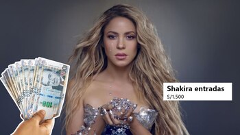 Shakira llega a Perú y