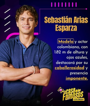 Sebastián Arias es modelo colombiano,