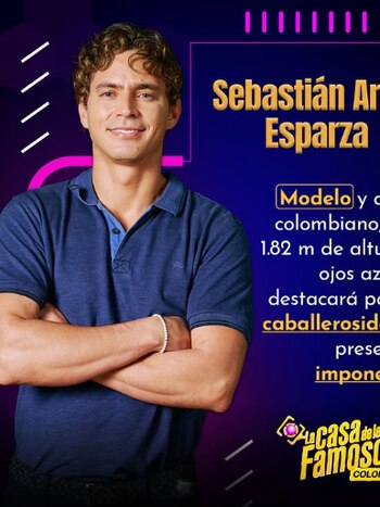 Sebastián Arias es modelo colombiano,