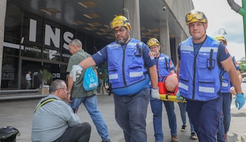 La octava edición del simulacro incorporó un enfoque de multiamenaza con escenarios como sismos, inundaciones, incendios y deslizamientos. Crédito: INS