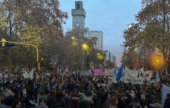 La marcha en Mar del Plata se concentró en el centro de la ciudad