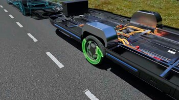 Dos motores ZF, uno en