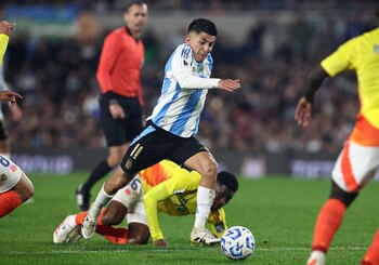 Thiago Almada en el momento