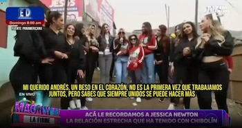 Magaly Medina desmiente a Jessica Newton y muestras todos sus vínculos con Andrés Hurtado. (Captura: Magaly TV La Firme)