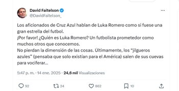 Faitelson vs Luka Romero - 14 enero 2025