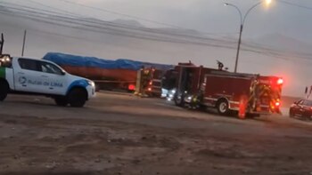 Choque entre un auto y