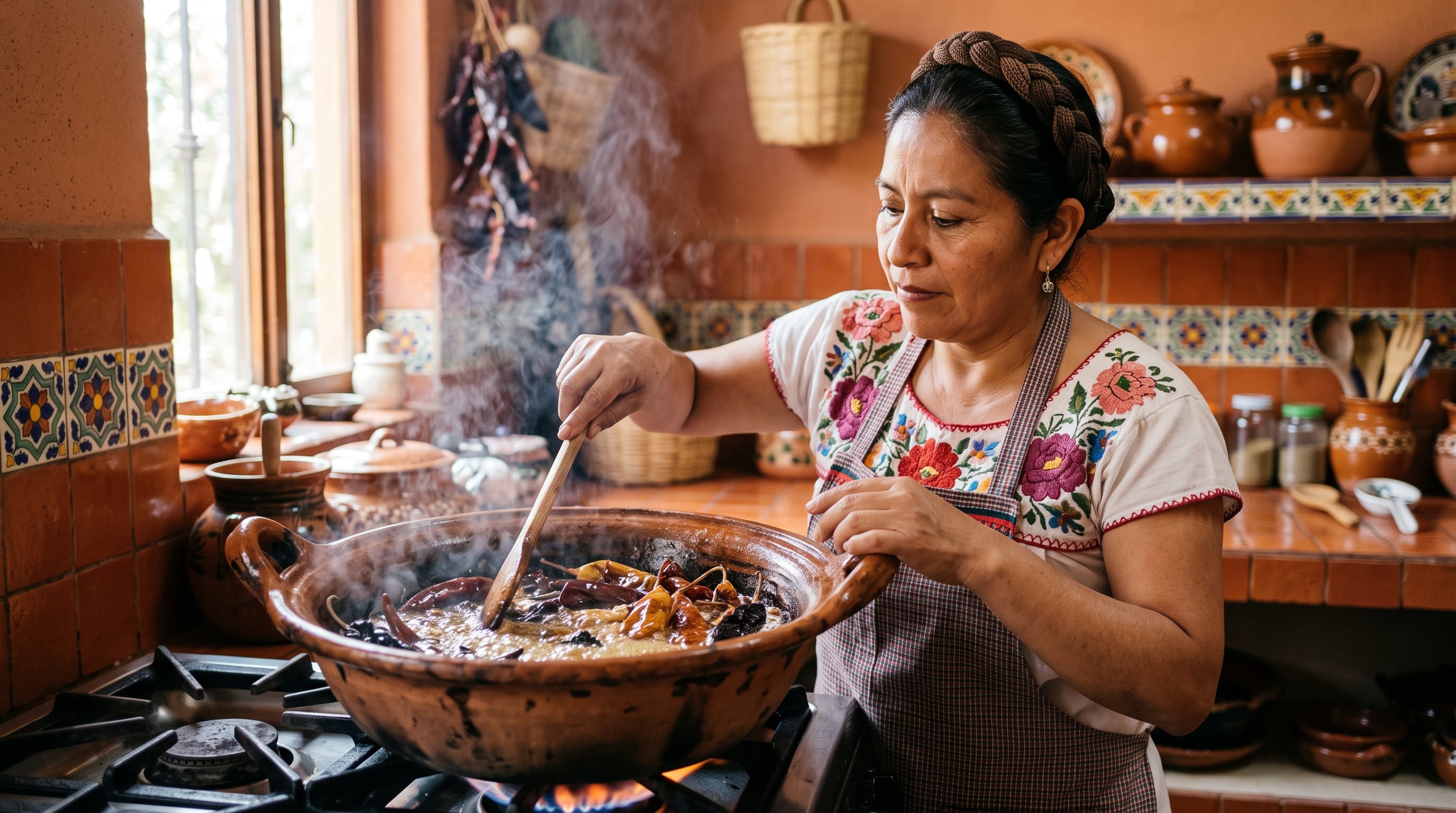 No existe una sola receta de mole poblano. Como dice la tradición culinaria de Puebla: hay tantas versiones como familias en el estado.(Imagen Ilustrativa Infobae)